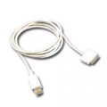USB-Kabel für iPod (außer Shuffle) + iPhone + iPad