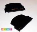 Batteriefachdeckel in schwarz für PSP slim, Doppelpack